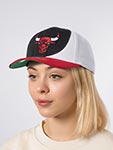 Бейсболка MITCHELL NESS арт. HP10392-CBUBLCK Chicago Bulls NBA (черный / красный)
